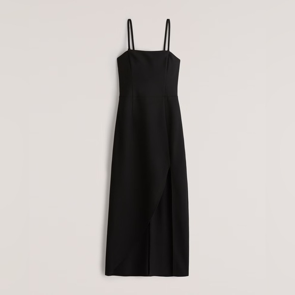 Abercrombie Black Strapless Wedding Guest Dress - Picture 5 of 5